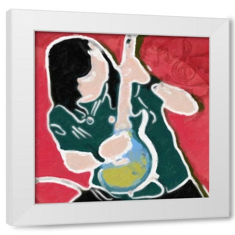 LA Rocker White Modern Wood Framed Art Print by Greene, Taylor