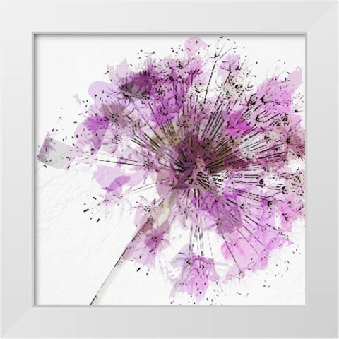 Modern Lilac II White Modern Wood Framed Art Print by Greene, Taylor