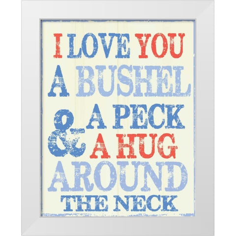 A Peck White Modern Wood Framed Art Print by Greene, Taylor