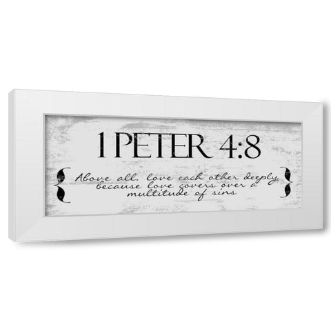 ABOVE ALL White Modern Wood Framed Art Print by Greene, Taylor