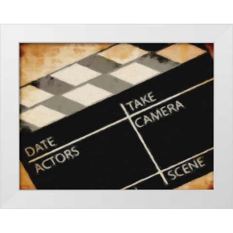 Scene White Modern Wood Framed Art Print by Greene, Taylor