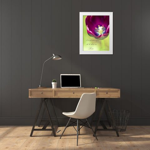 Queen of The Night White Modern Wood Framed Art Print by Telik, Tracey