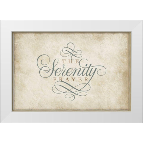 The Prayer White Modern Wood Framed Art Print by Pazan, Tony
