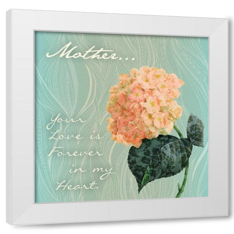 Forever Hydrangea White Modern Wood Framed Art Print by Pazan, Tony