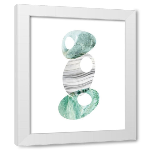 Scandinavian Balance 2 White Modern Wood Framed Art Print by Urban Epiphany