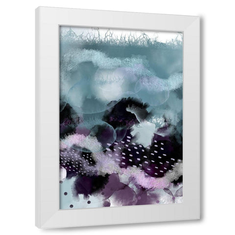 Evolving Ocean Part 1 White Modern Wood Framed Art Print by Urban Epiphany