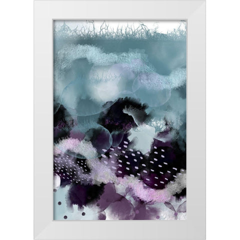 Evolving Ocean Part 1 White Modern Wood Framed Art Print by Urban Epiphany