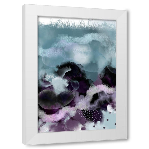 Evolving Ocean Part 3 White Modern Wood Framed Art Print by Urban Epiphany