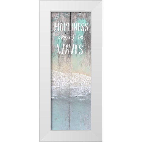 Coastal 4 White Modern Wood Framed Art Print by Brown, Victoria