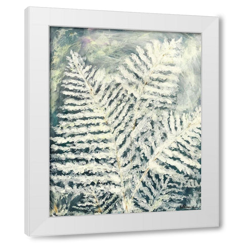 Verduous Flora 3 White Modern Wood Framed Art Print by Brown, Victoria