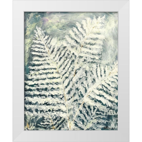 Verduous Flora 3 White Modern Wood Framed Art Print by Brown, Victoria