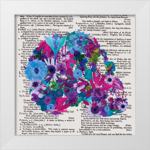 Skull 1.2 White Modern Wood Framed Art Print by Brown, Victoria