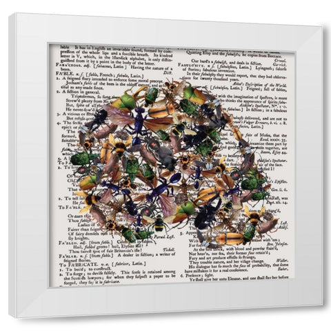 Skull 1.3 White Modern Wood Framed Art Print by Brown, Victoria