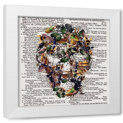 Skull 2.3.2 White Modern Wood Framed Art Print by Brown, Victoria