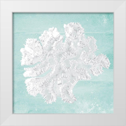 Sand Sea 3 White Modern Wood Framed Art Print by Brown, Victoria