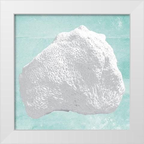 Sand Sea 4 White Modern Wood Framed Art Print by Brown, Victoria