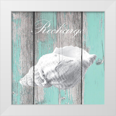 Coastal 2 White Modern Wood Framed Art Print by Brown, Victoria