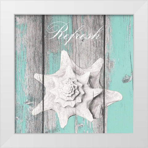 Coastal 5 White Modern Wood Framed Art Print by Brown, Victoria