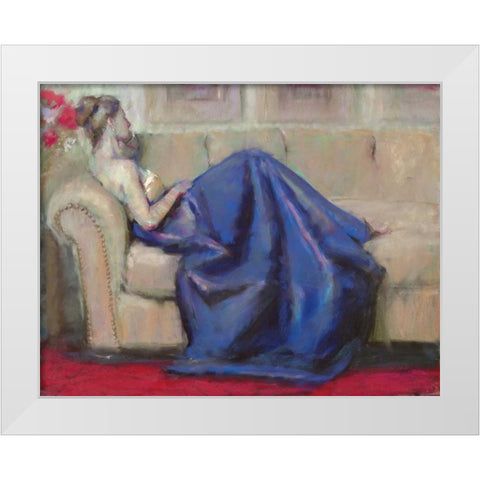 After the Ball I White Modern Wood Framed Art Print by Dyer, Margaret