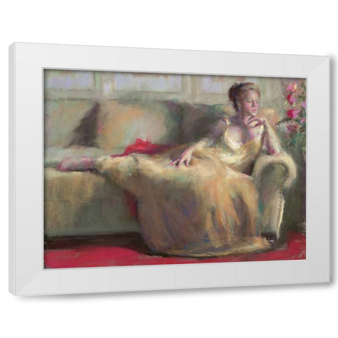 After the Ball II White Modern Wood Framed Art Print by Dyer, Margaret