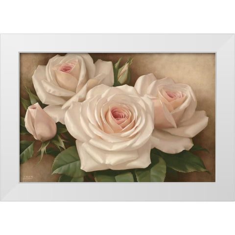 Breathtaking White Modern Wood Framed Art Print by Levashov, Igor