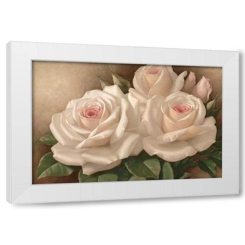 Everlasting White Modern Wood Framed Art Print by Levashov, Igor