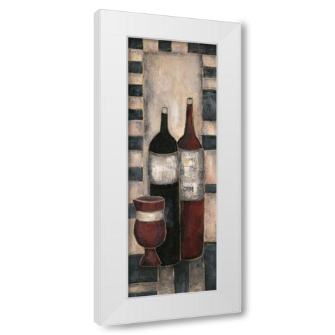 Tribal Texture II White Modern Wood Framed Art Print by Combs, Joyce
