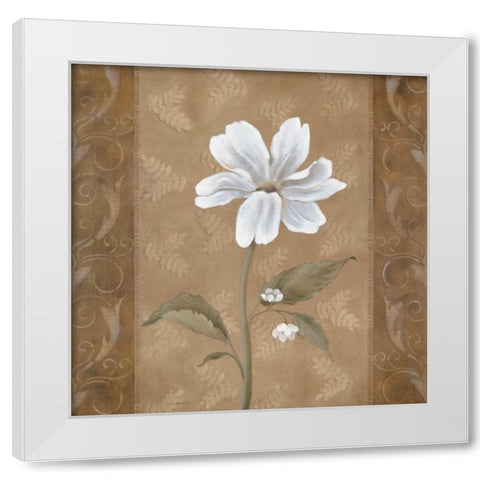 Spring Ahead I White Modern Wood Framed Art Print by Robinson, Carol