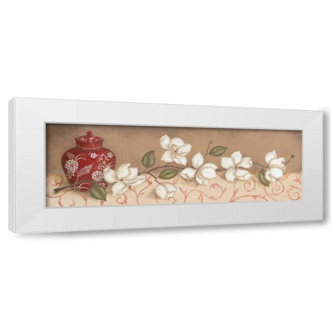 Mantle Masterpiece I White Modern Wood Framed Art Print by Carroll, Jane