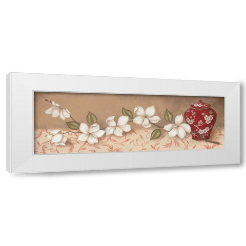 Mantle Masterpiece II White Modern Wood Framed Art Print by Carroll, Jane