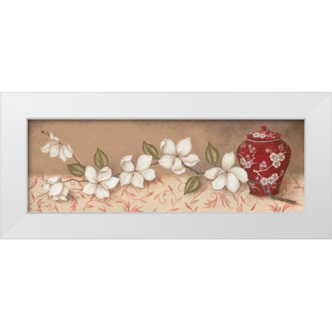 Mantle Masterpiece II White Modern Wood Framed Art Print by Carroll, Jane