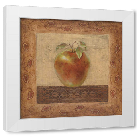 Elegant Edibles II White Modern Wood Framed Art Print by Tava Studios