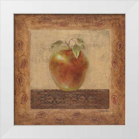 Elegant Edibles II White Modern Wood Framed Art Print by Tava Studios