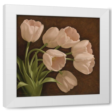 Summer Scent I White Modern Wood Framed Art Print by Levashov, Igor