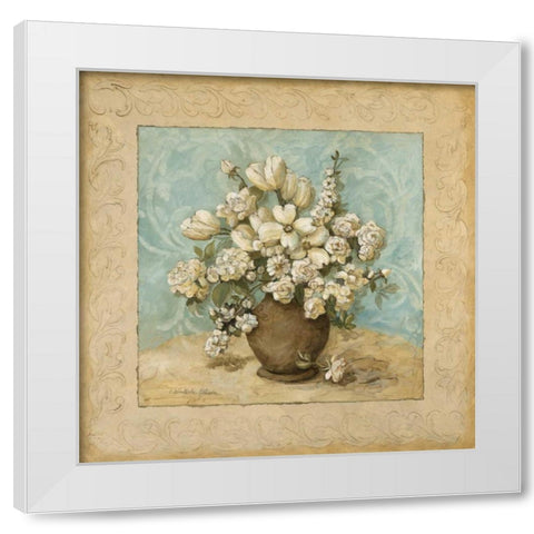White in the Sky I White Modern Wood Framed Art Print by Olson, Charlene