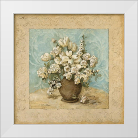 White in the Sky I White Modern Wood Framed Art Print by Olson, Charlene