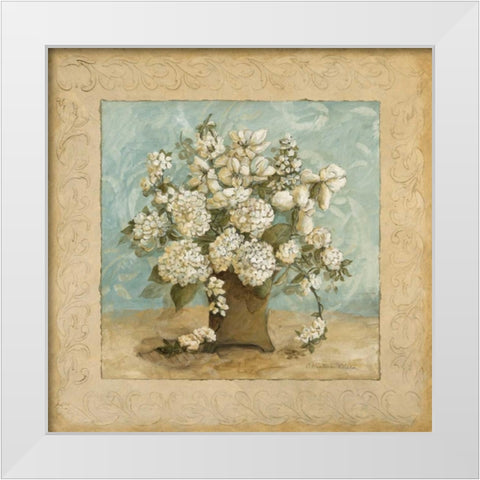 White in the Sky II White Modern Wood Framed Art Print by Olson, Charlene