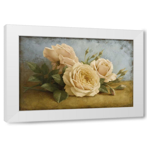 Beauty of Sasha White Modern Wood Framed Art Print by Levashov, Igor