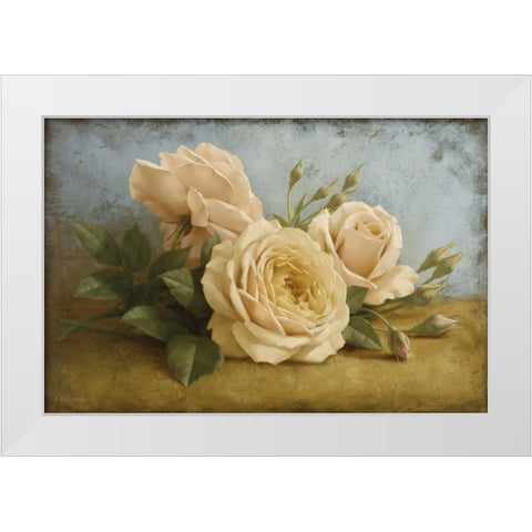 Beauty of Sasha White Modern Wood Framed Art Print by Levashov, Igor