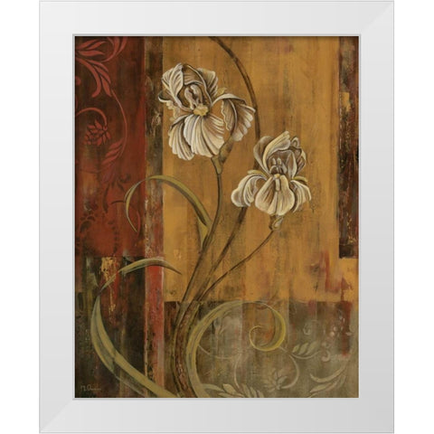 Poetic Setting II White Modern Wood Framed Art Print by Donovan, Maria