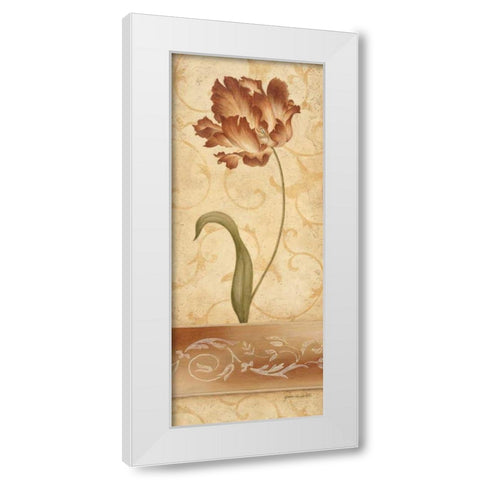 Romantique II White Modern Wood Framed Art Print by Carroll, Jane