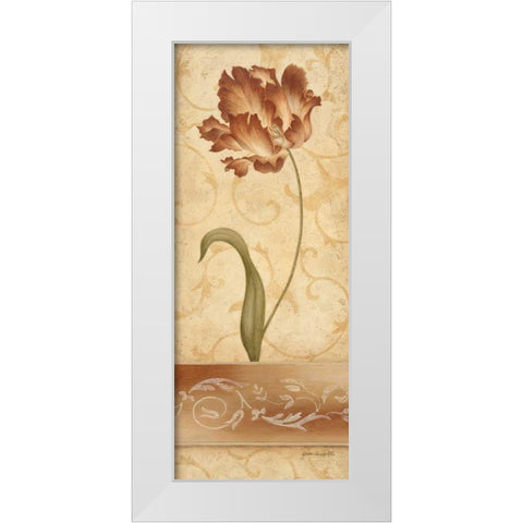 Romantique II White Modern Wood Framed Art Print by Carroll, Jane