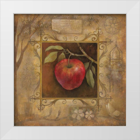Mela Bella White Modern Wood Framed Art Print by Vollherbst-Lane, Elaine