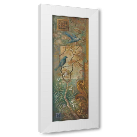 Enchanting Sound I White Modern Wood Framed Art Print by Vollherbst-Lane, Elaine