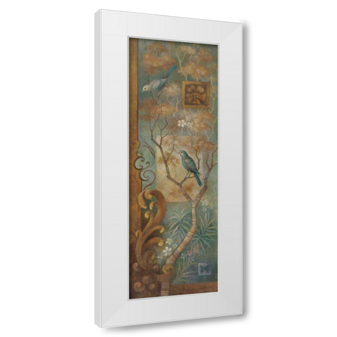 Enchanting Sound II White Modern Wood Framed Art Print by Vollherbst-Lane, Elaine