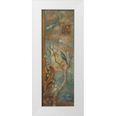 Enchanting Sound II White Modern Wood Framed Art Print by Vollherbst-Lane, Elaine