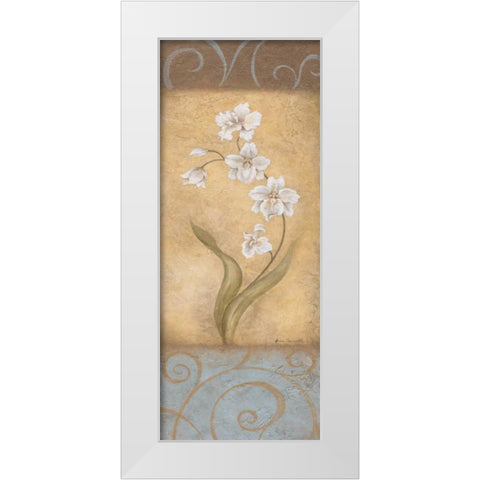 Nouvel Amour II White Modern Wood Framed Art Print by Carroll, Jane