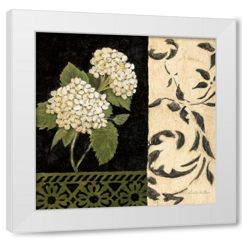 Negro y Blanco Simplicidad II White Modern Wood Framed Art Print by Olson, Charlene