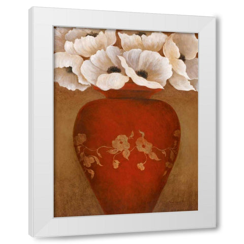Grand Arrangement II White Modern Wood Framed Art Print by Tava Studios
