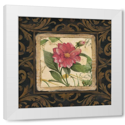 Tropical Botanique I White Modern Wood Framed Art Print by Robinson, Carol